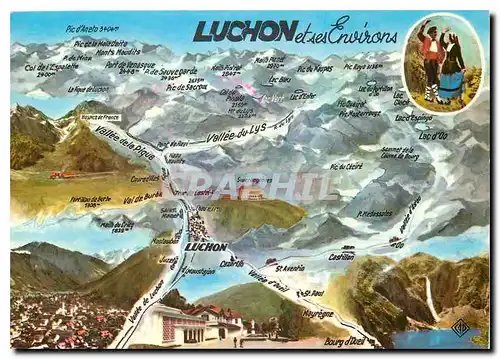 Cartes postales moderne Luchon et ses environs