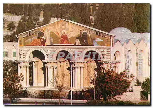 Moderne Karte Jerusalem The Church of Gethsemane