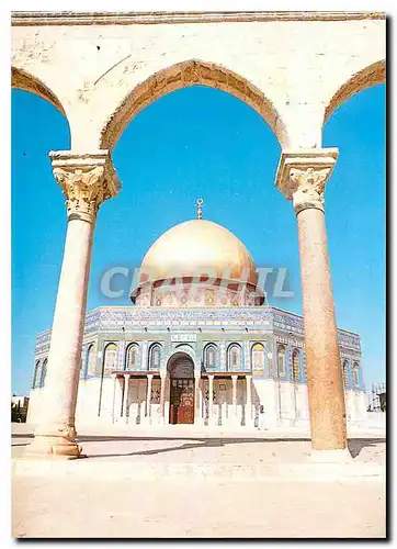 Moderne Karte Jerusalem Dome of the Rock