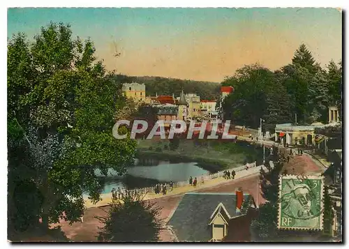 Moderne Karte Bagnoles de l'Orne Orne Rues des Casinos