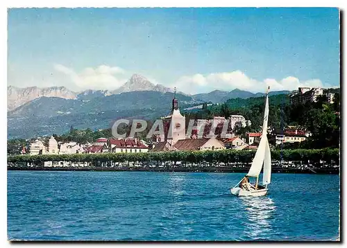 Cartes postales moderne Evian les Bains Hte Savoie Vue depuis le Lac Leman