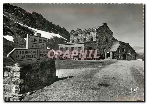 Cartes postales moderne Col d'Iseran Savoie L'Hotel et la crete des Lessieres