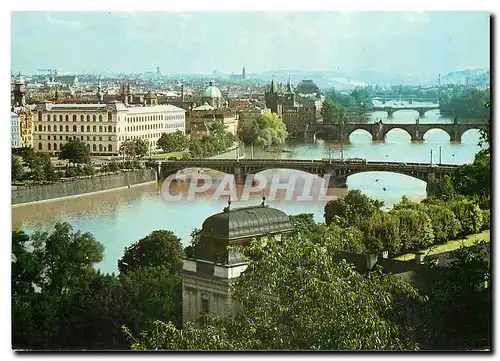 Cartes postales moderne Praha The bridges of Prague