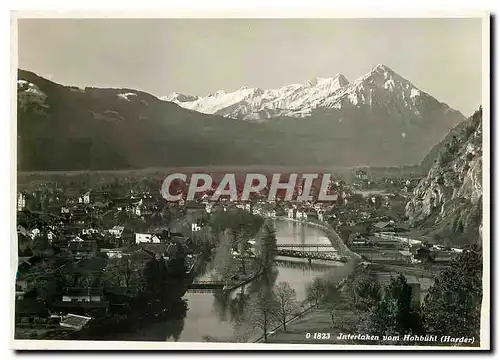 Cartes postales moderne Interlaken vom Hohbuhl Harder