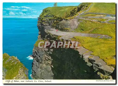 Moderne Karte Cliffs of Moher near Lahinch Co Clare Ireland