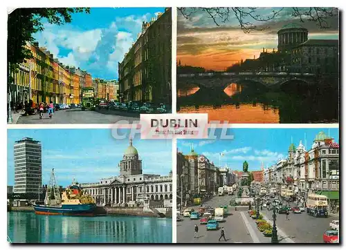 Moderne Karte County Dublin Dublin