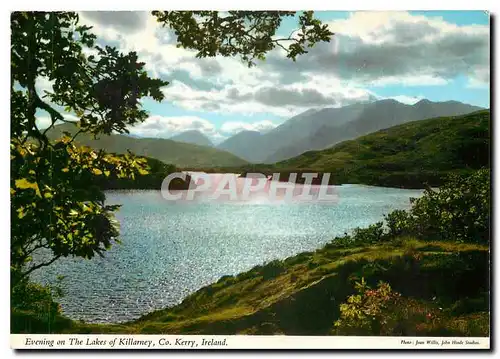 Moderne Karte Evening on the Lakes of Killarney Co Kerry Ireland