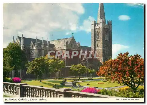 Moderne Karte St Patrick's Cathedral Dublin Ireland