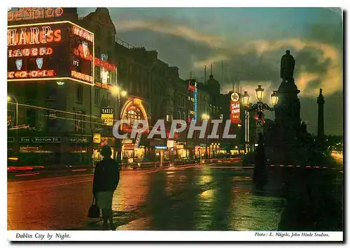 Cartes postales moderne Dublin City by Night