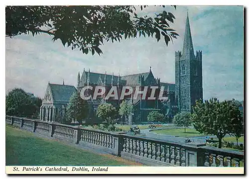 Moderne Karte St Patrick's Cathedral Dublin Ireland