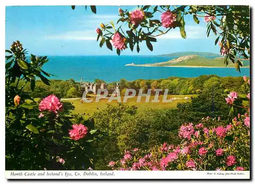 Cartes postales Howth Castle and Ireland's Eye Co Dublin Ireland