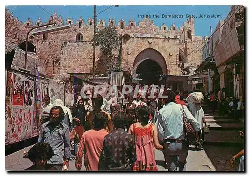 Ansichtskarte AK Inside the Damascus Gate Jerusalem