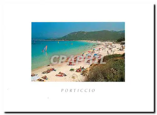 Cartes postales Corse Plage au sud de Porticcio
