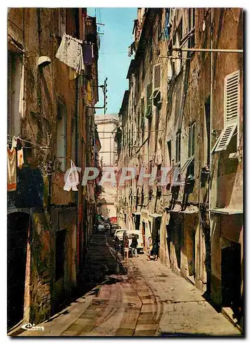 Cartes postales Corse Ile de Beaute Paradis d'ete Bastia Une ruelle