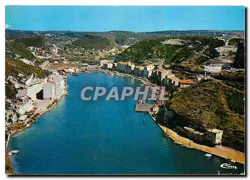 Ansichtskarte AK Corse Ile de beaute Paradis d'ete Bonifacio Vue generale aerienne