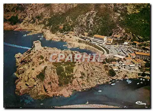 Cartes postales Corse Ile de beaute Paradis d'ete Porto Vue aerienne La tour