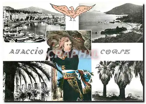 Cartes postales Souvenir d'Ajaccio Corse Le Port