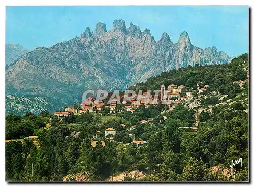 Cartes postales La Corse oasis de Beaute Zonza Corse Vue generale