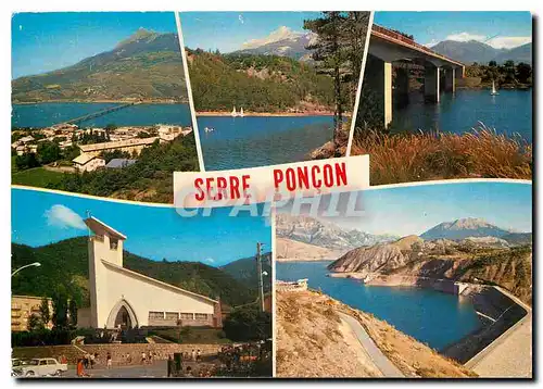 Cartes postales Les Hautes Alpes Lac de Serre Poncon
