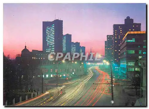 Ansichtskarte AK Moscow A View of Arbat Square and Kalinin Prospekt