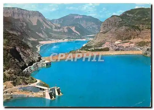 Cartes postales moderne Haute Vallee de la Durance Lac et Barrage de Serre Poncon Vue aerienne amont