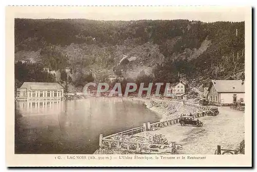 Cartes postales Lac Noir L'Usine Electrique la Terrasse et le Restaurant