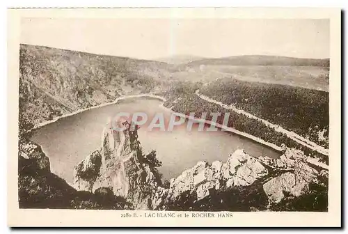 Cartes postales Lac Blanc et le Rocher Hans