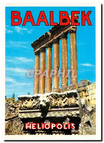 Cartes postales moderne Lebanon Les Six Colonnes du Temple du Jupiter