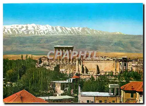 Moderne Karte Lebanon Vue Generale