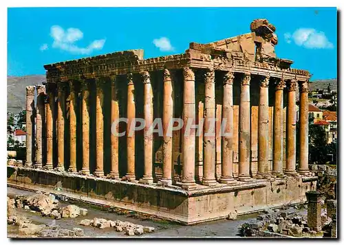 Moderne Karte Lebanon Le Temple de Bacchus