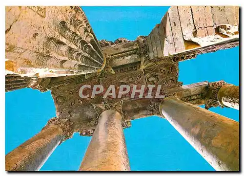 Cartes postales moderne Lebanon Temple de Bacchus Details du Plafond