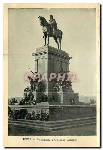 Cartes postales moderne Roma Monumento a Giuseppe Garibaldi