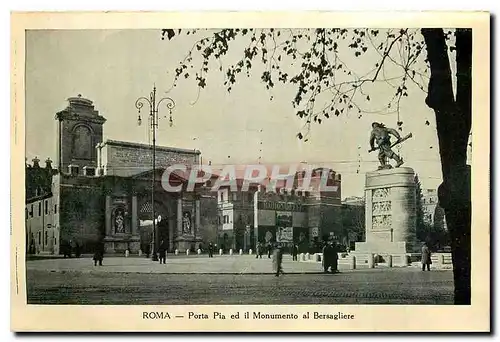 Cartes postales moderne Roma Porta Pia et il Monumento al bersagliere