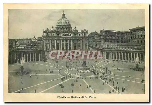 Cartes postales moderne Roma Basilica di S Pietro