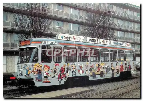 Cartes postales moderne Amutra Vereniging voor het Trammuseum Association pour le Musee du Tramway Striptram