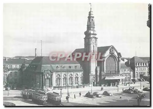 Cartes postales moderne TVL et Remorques Gare Luxembourg