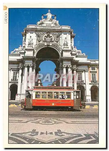 Moderne Karte Lisboa Place du Comercio