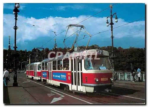 Cartes postales moderne Tramways of Prague