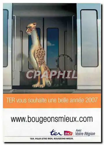 Cartes postales moderne Bougeons Mieux.comSNCF Guepard