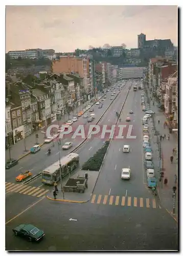 Moderne Karte Liege Bid de la Sauveniere Site propre Bus