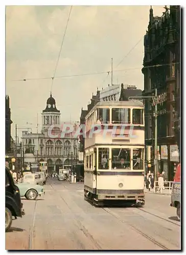 Cartes postales moderne Only a few months before tram services in Sheffield came to an end