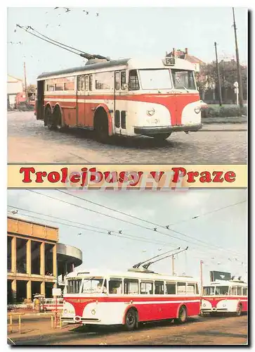 Cartes postales moderne Trolejbusy v Praze Tatra T400 ev c 9431