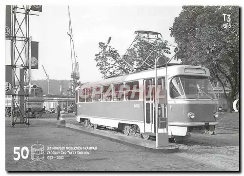 Cartes postales moderne Tramway Tatra Smichov