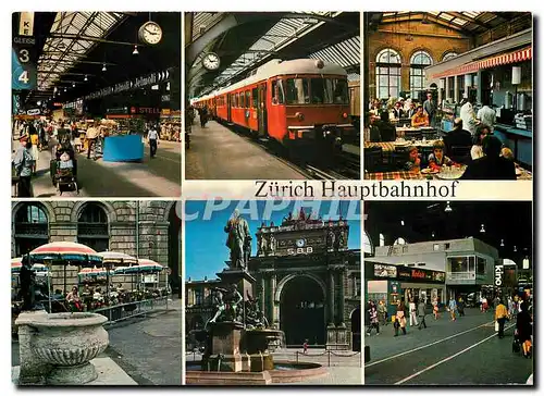 Cartes postales moderne Zuerich Hauptbahnhof