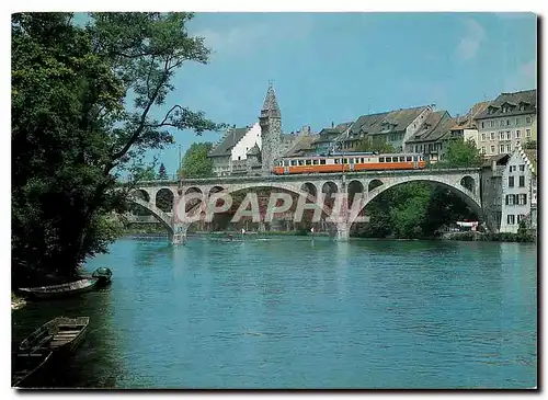 Cartes postales moderne Bremgarten AG Partie an der Reuss