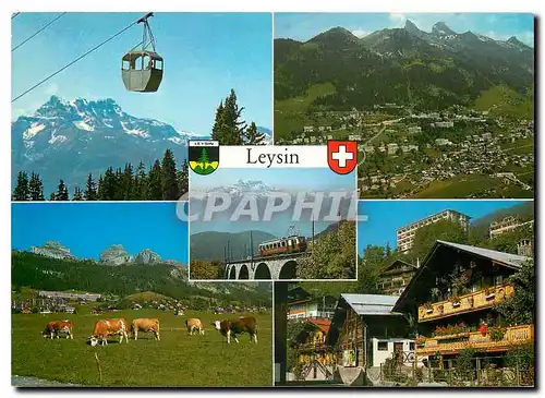 Cartes postales moderne Leysin alt. 1400m Alpes Vaudoises
