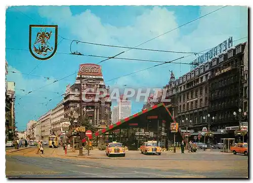 Cartes postales moderne Bruxelles Place de Brouckere