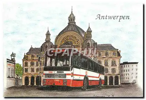 Moderne Karte Antwerpen