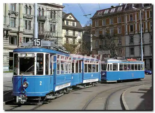 Cartes postales moderne ''Schnelllaeufer'' Ce 2/2 2 mit B2 626 vor ''Pedaler'' Be 4/4/ 1530 beim Roemerhof