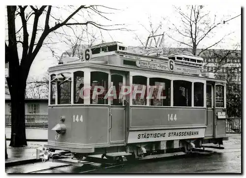 Moderne Karte verein tram-museum zuerich Motorwagen Ce 2/2 144 an der Gessnerallee Usteristrasse 1941